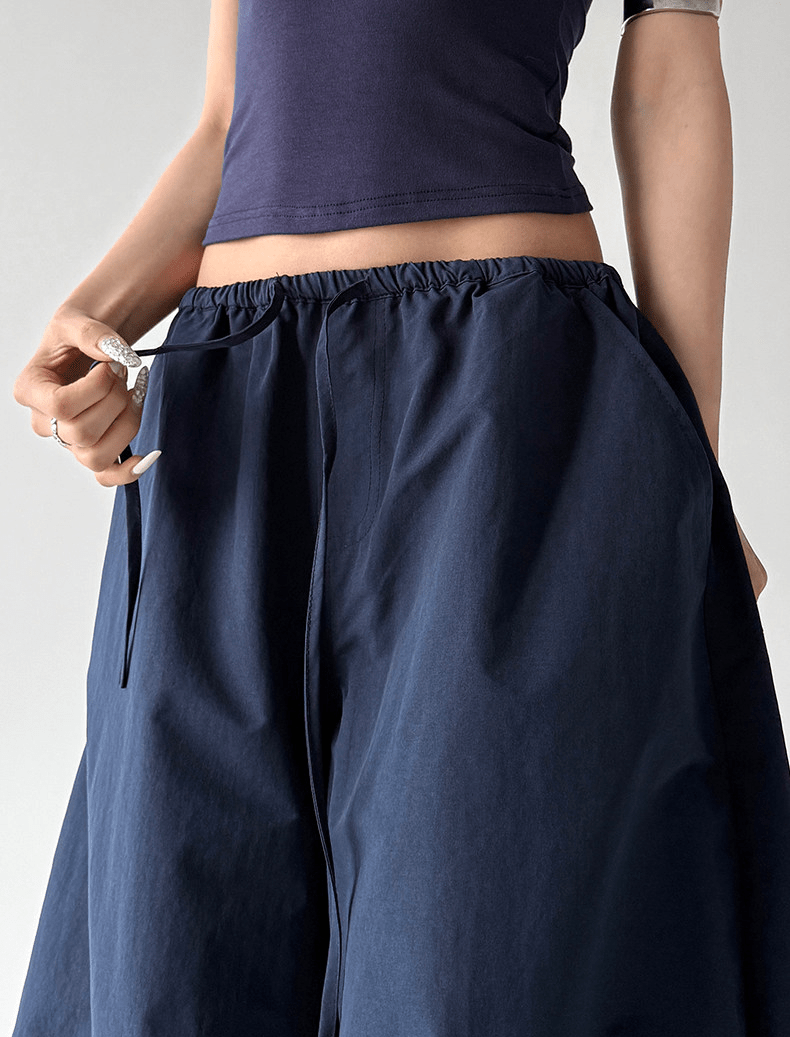 Drawstring Wide - Leg Parachute Pants - CT6681 - COPPING THREADS - CT Select