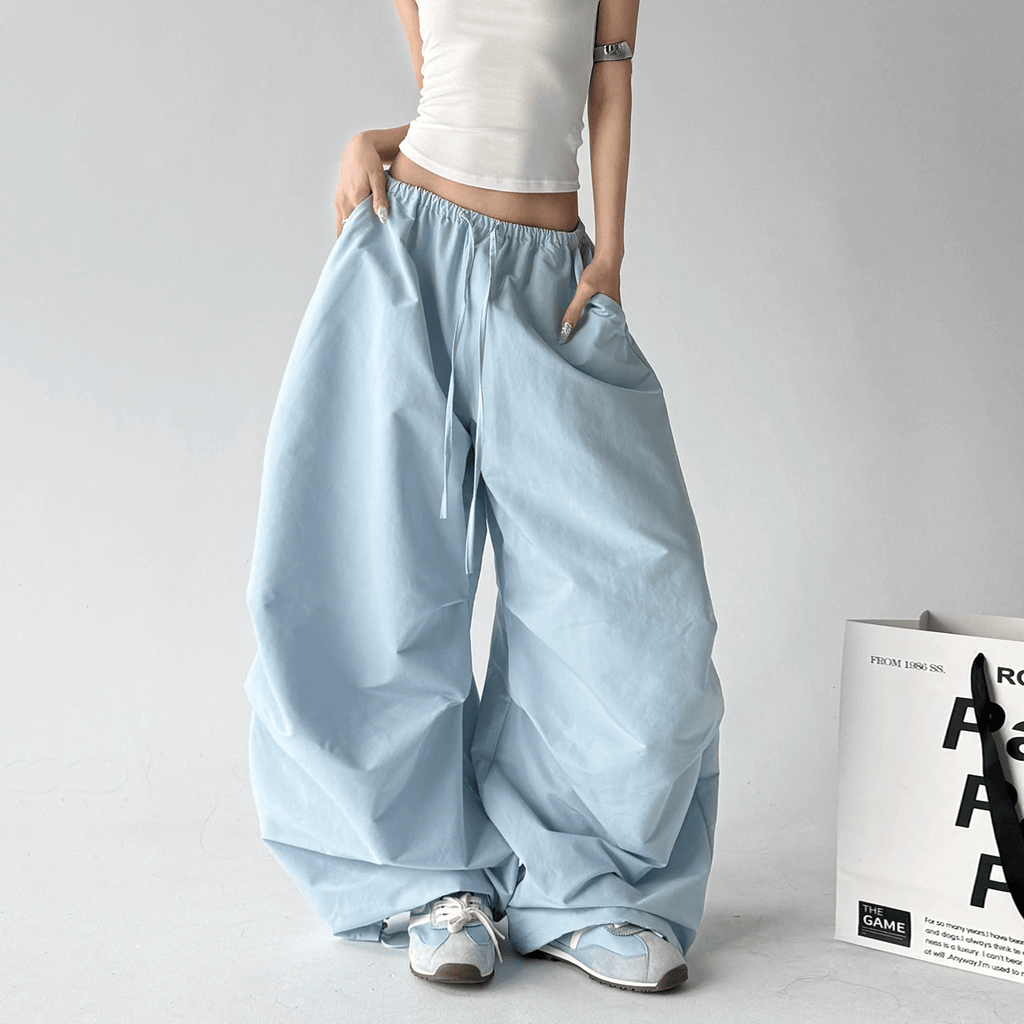 Drawstring Wide - Leg Parachute Pants - CT6681 - COPPING THREADS - CT Select