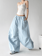 Drawstring Wide - Leg Parachute Pants - CT6681 - COPPING THREADS - CT Select