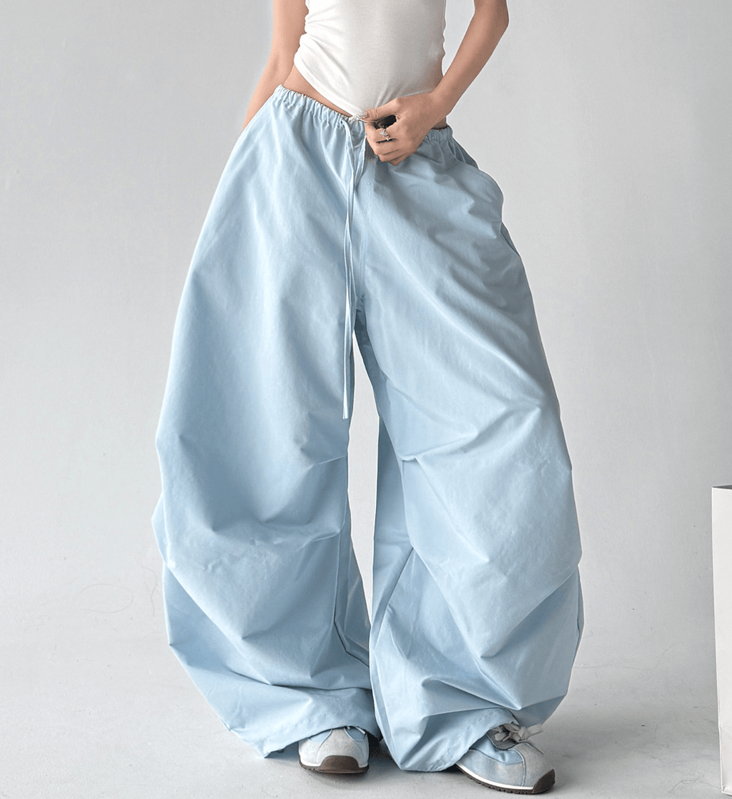 Drawstring Wide - Leg Parachute Pants - CT6681 - COPPING THREADS - CT Select