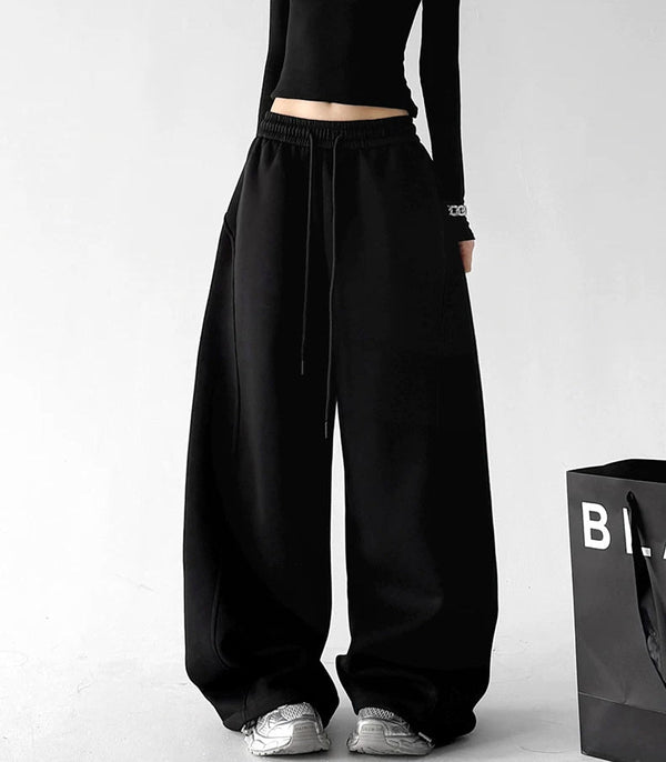 Drawstring Wide-Leg Sweatpants - COPPING THREADS - CT ORIGINALS