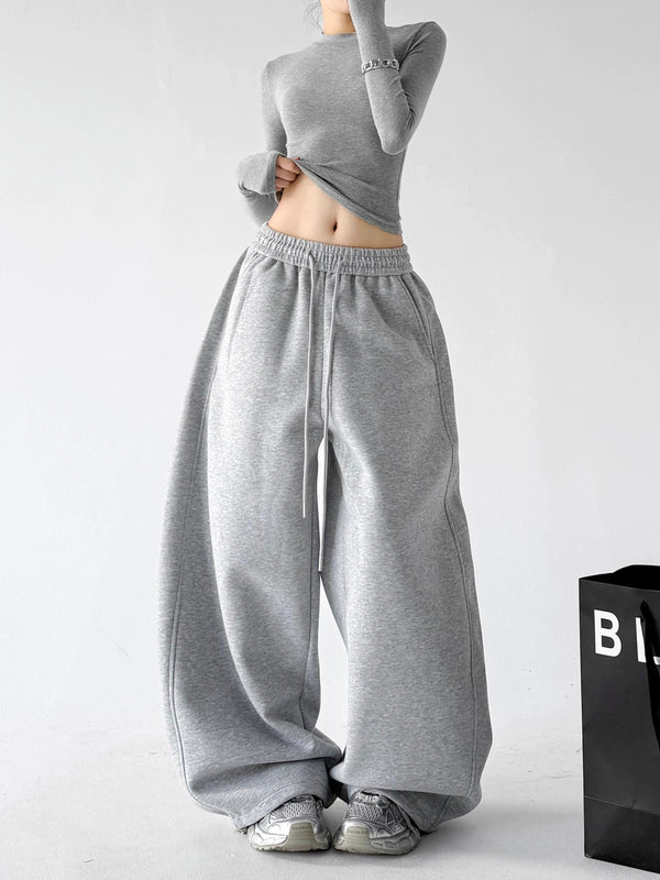 Drawstring Wide-Leg Sweatpants - COPPING THREADS - CT ORIGINALS