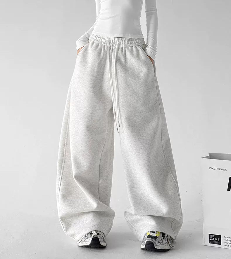 Drawstring Wide-Leg Sweatpants - COPPING THREADS - CT ORIGINALS