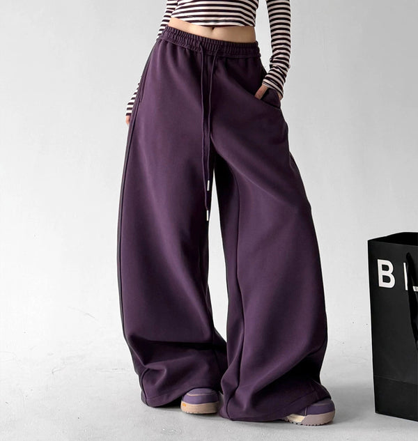 Drawstring Wide-Leg Sweatpants - COPPING THREADS - CT ORIGINALS