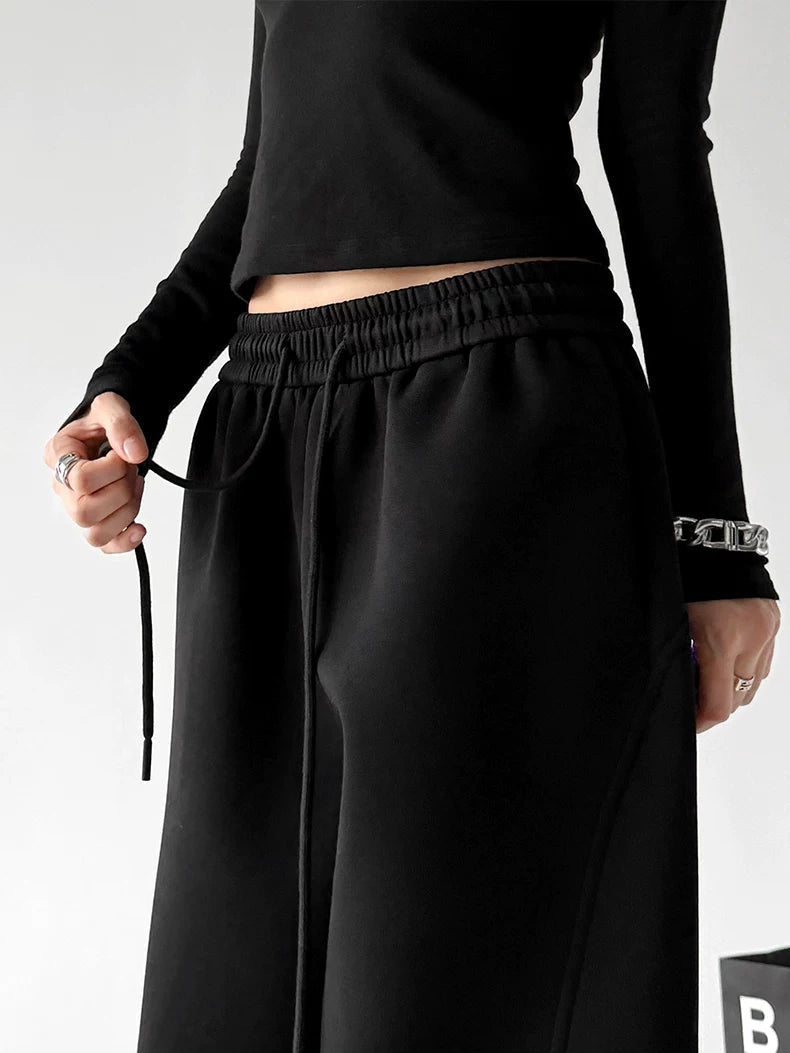 Drawstring Wide-Leg Sweatpants - COPPING THREADS - CT ORIGINALS