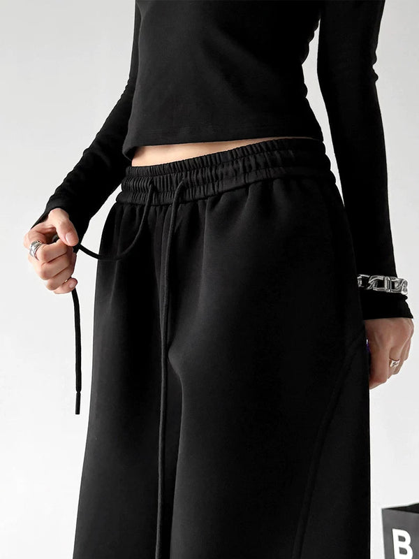 Drawstring Wide-Leg Sweatpants - COPPING THREADS - CT ORIGINALS
