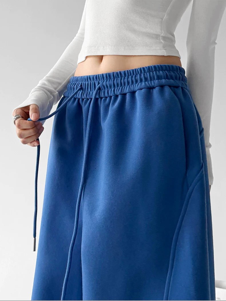 Drawstring Wide-Leg Sweatpants - COPPING THREADS - CT ORIGINALS