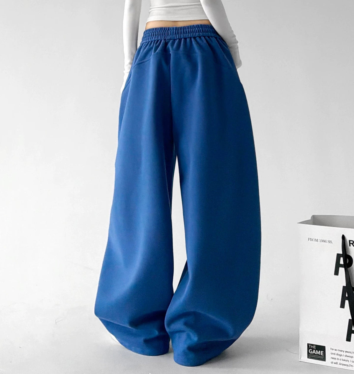 Drawstring Wide-Leg Sweatpants - COPPING THREADS - CT ORIGINALS