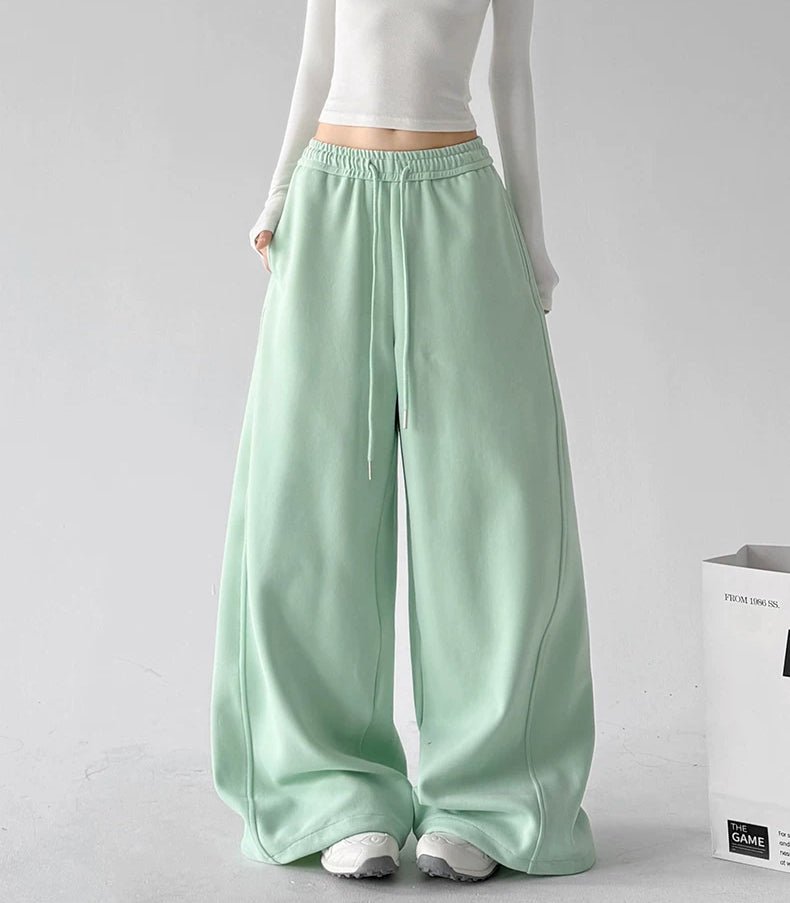 Drawstring Wide-Leg Sweatpants - COPPING THREADS - CT ORIGINALS