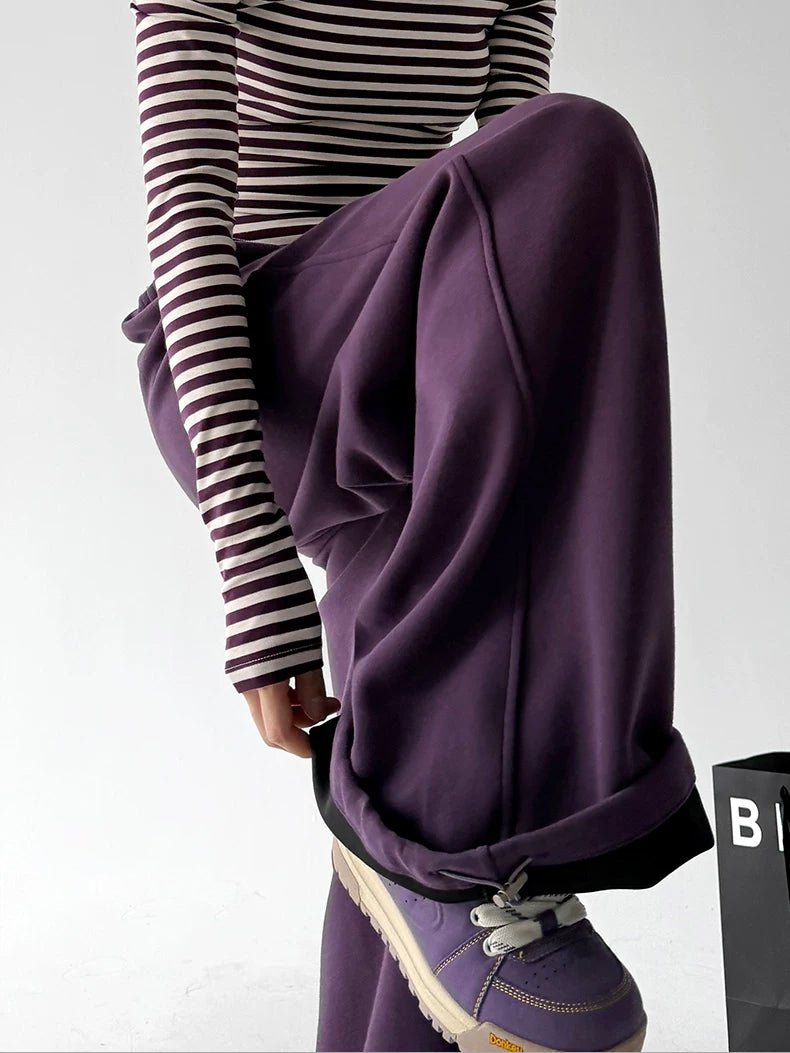 Drawstring Wide-Leg Sweatpants - COPPING THREADS - CT ORIGINALS