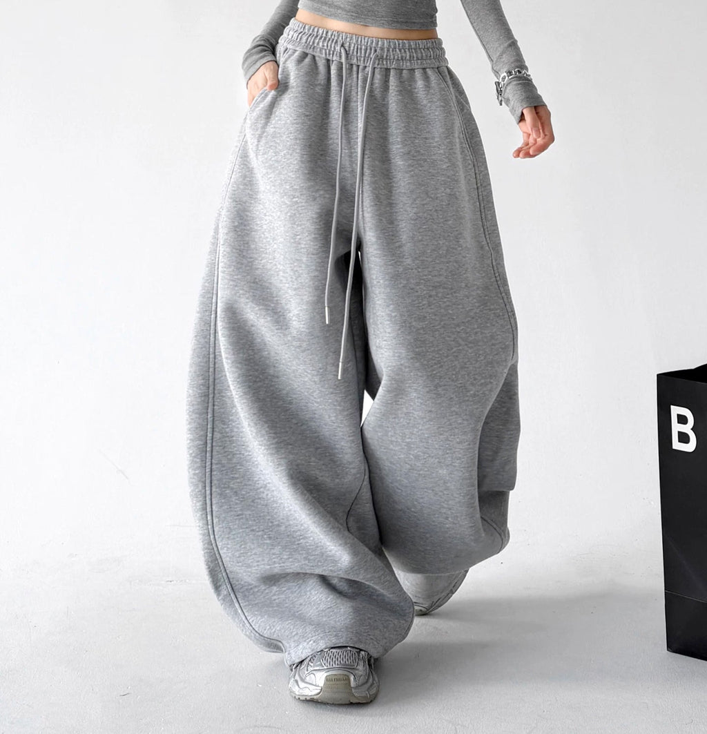 Drawstring Wide-Leg Sweatpants - COPPING THREADS - CT ORIGINALS