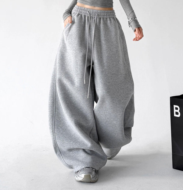 Drawstring Wide-Leg Sweatpants - COPPING THREADS - CT ORIGINALS