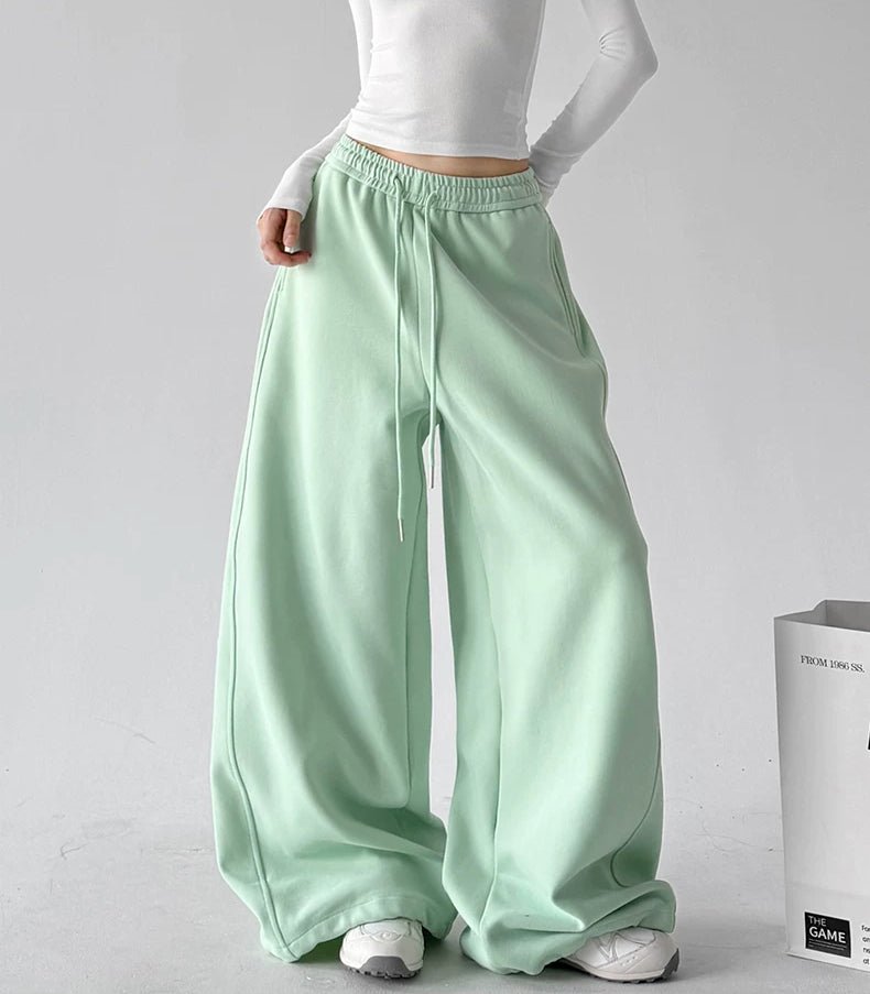 Drawstring Wide-Leg Sweatpants - COPPING THREADS - CT ORIGINALS