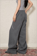 Drawstring Wide - Leg Track Pants - COPPING THREADS - AGAM