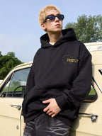 Dreadlocks Gold Teeth Graphic Embroidery Hoodie - COPPING THREADS - Harsh and Cruel