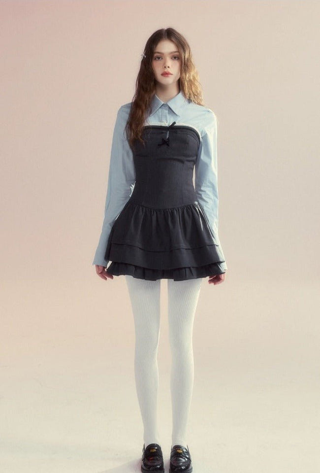 Dreamy Butterfly Swan Strapless Dress Main Image