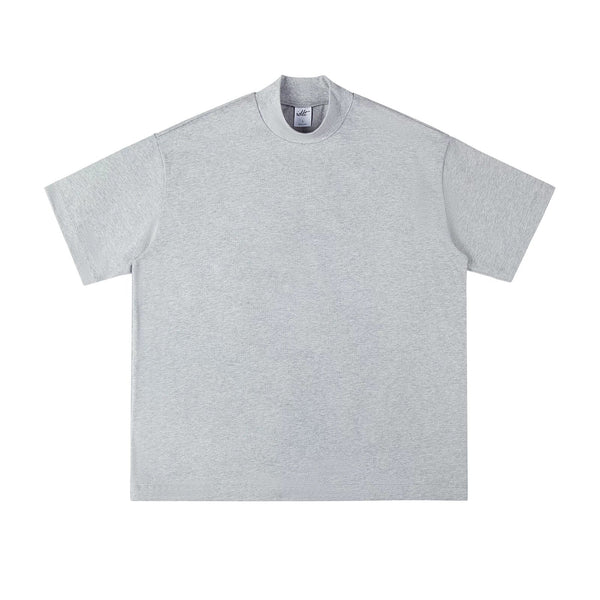 Drop-Shoulder Mock-Neck Tee - COPPING THREADS - IDLT