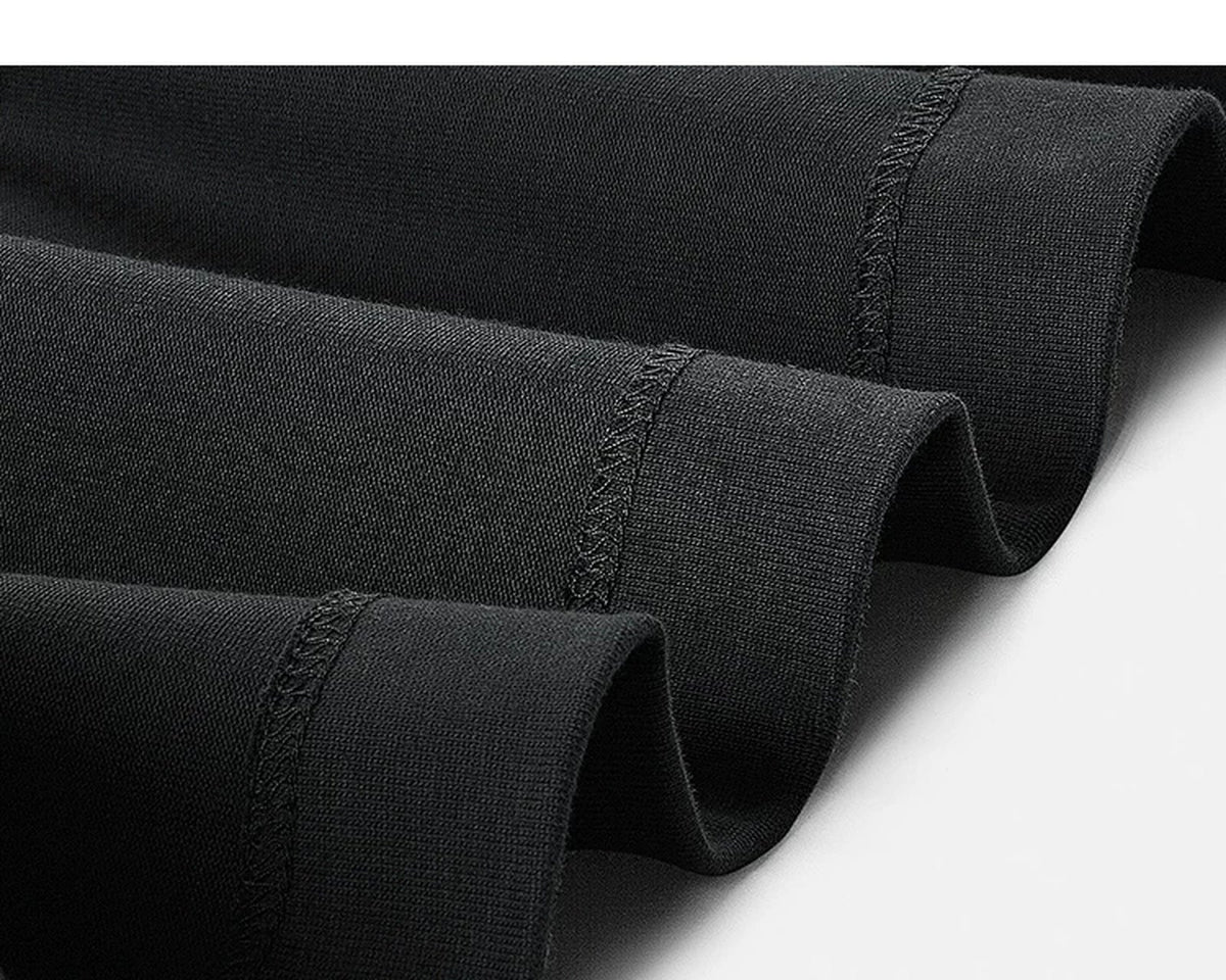 Drop-Shoulder Mock-Neck Tee - COPPING THREADS - IDLT