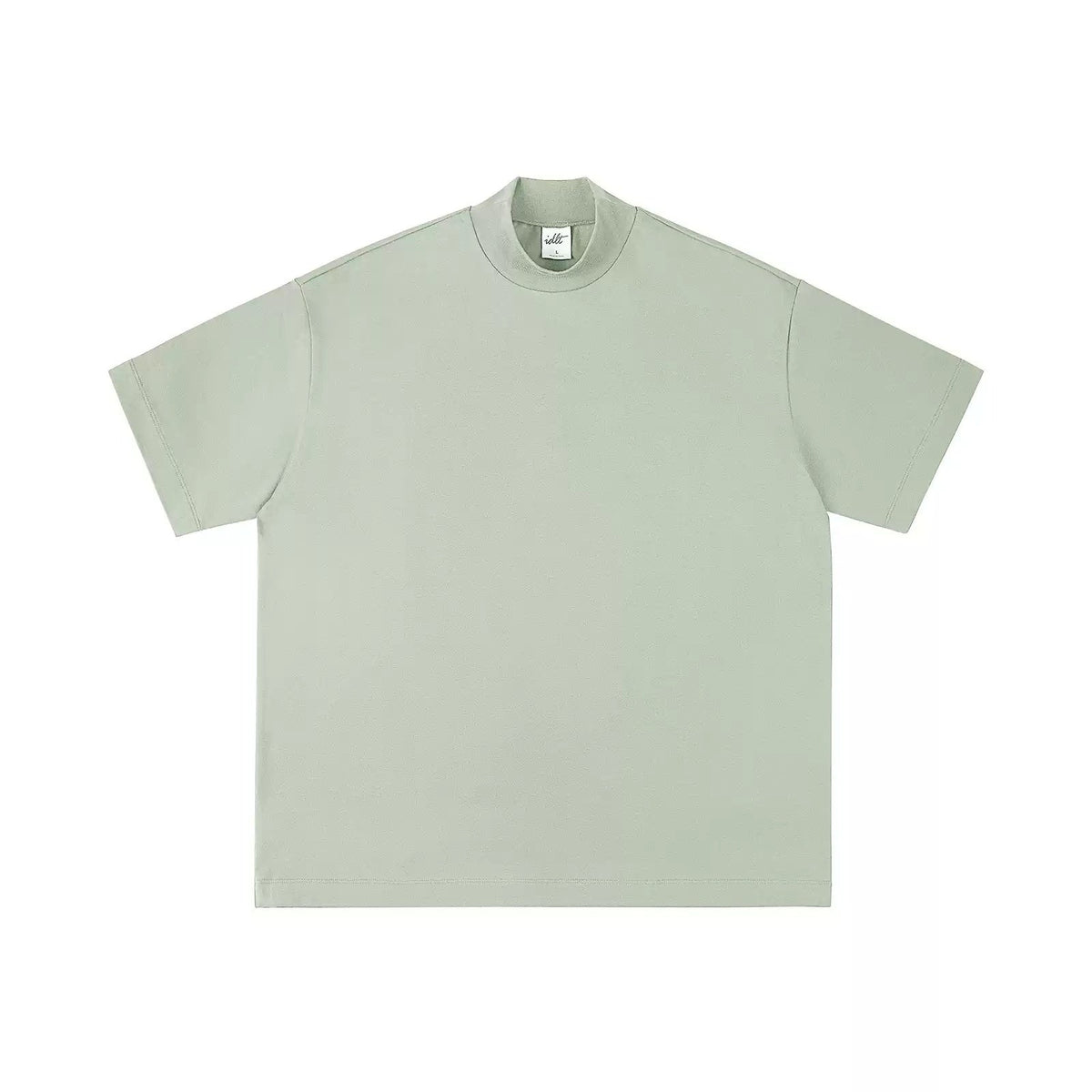 Drop-Shoulder Mock-Neck Tee - COPPING THREADS - IDLT