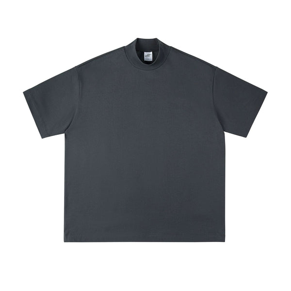 Drop-Shoulder Mock-Neck Tee - COPPING THREADS - IDLT