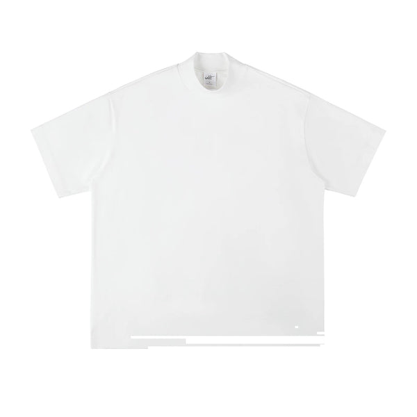 Drop-Shoulder Mock-Neck Tee - COPPING THREADS - IDLT