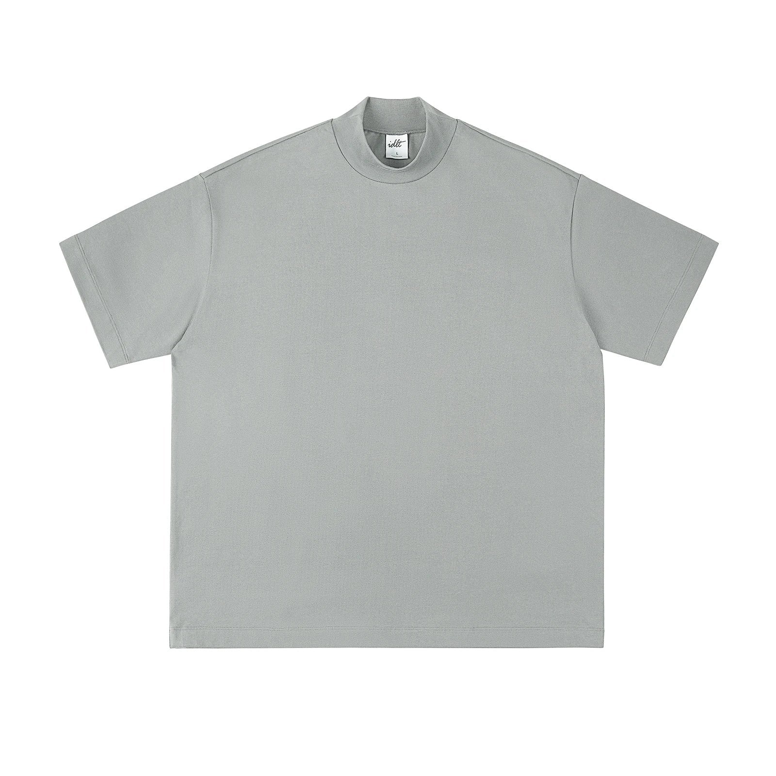 Drop-Shoulder Mock-Neck Tee 서브 이미지