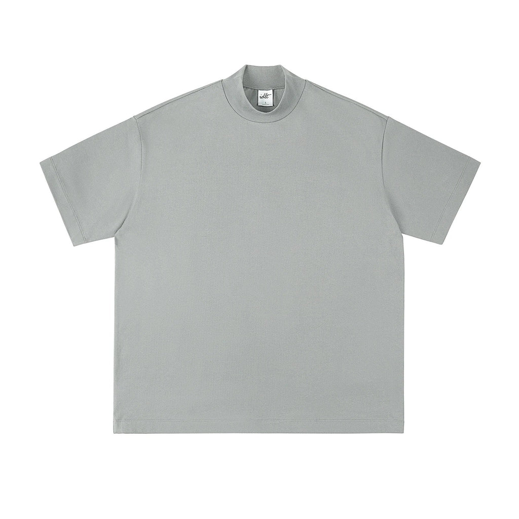 Drop-Shoulder Mock-Neck Tee - COPPING THREADS - IDLT