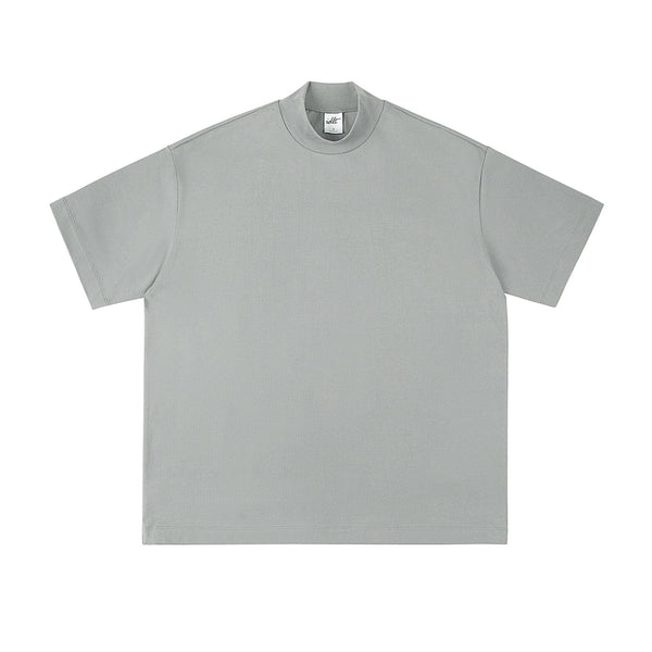 Drop-Shoulder Mock-Neck Tee - COPPING THREADS - IDLT