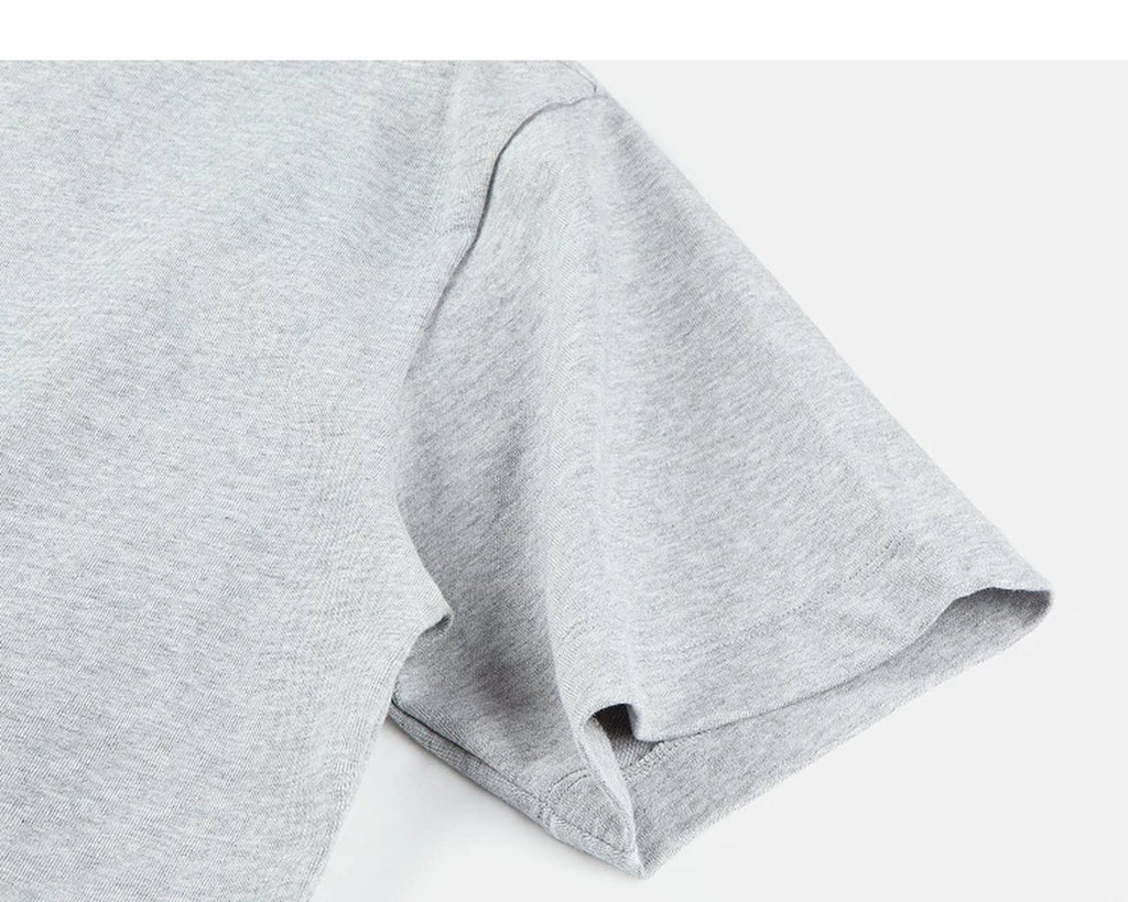Drop-Shoulder Mock-Neck Tee - COPPING THREADS - IDLT