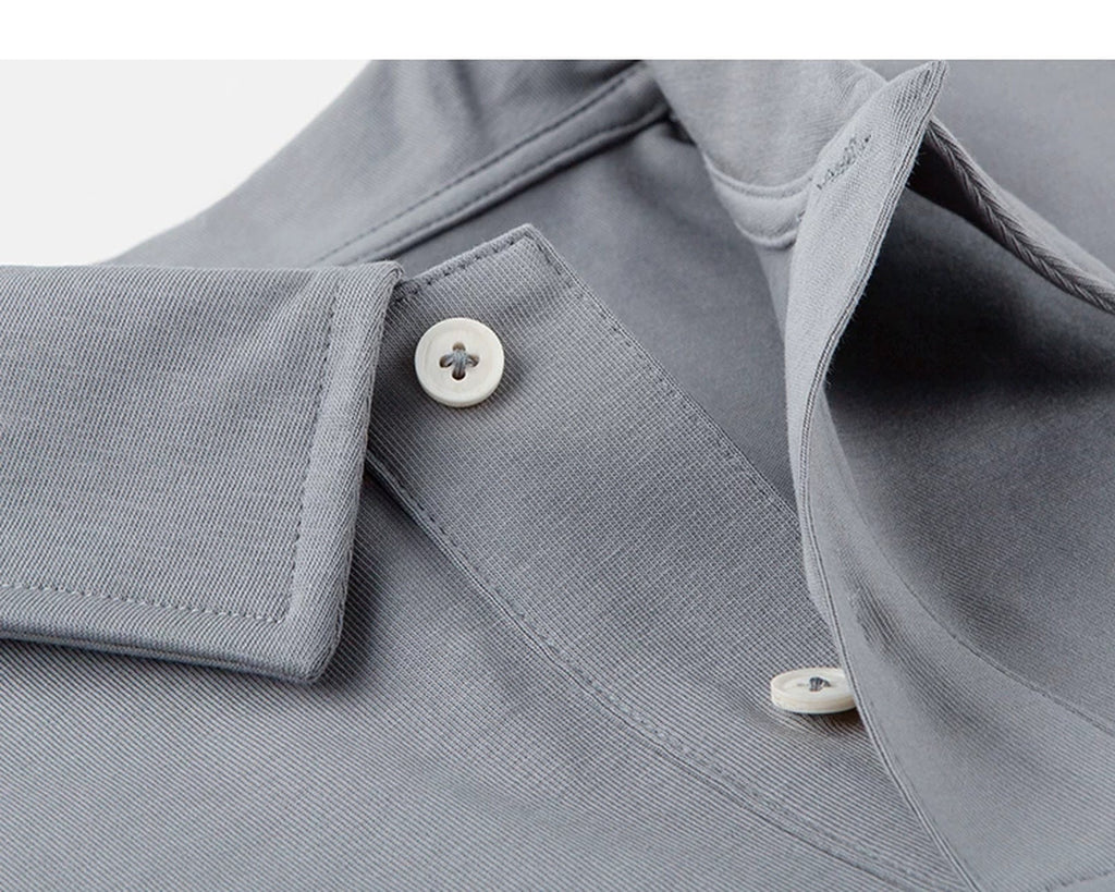 Drop-Shoulder Pocket Polo - COPPING THREADS - IDLT
