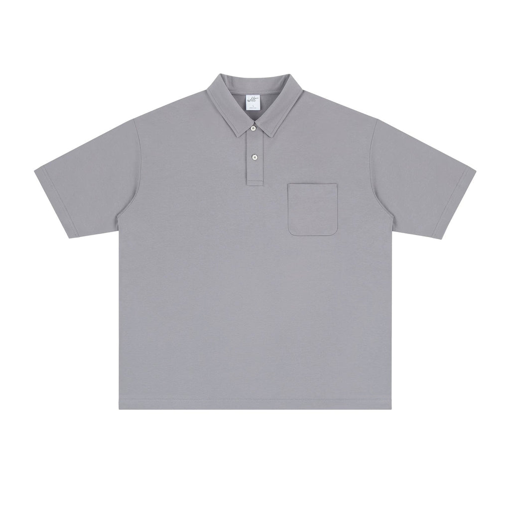 Drop-Shoulder Pocket Polo - COPPING THREADS - IDLT