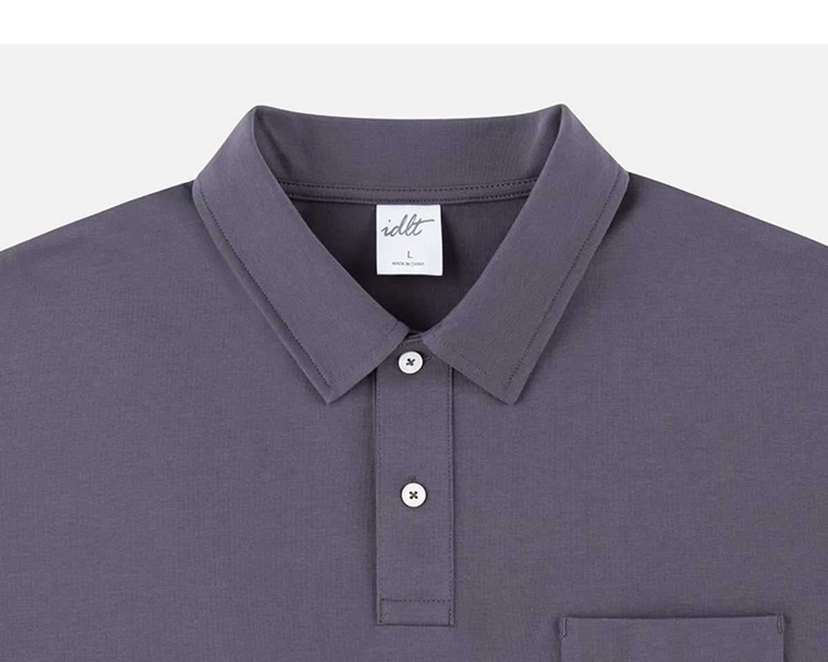 Drop-Shoulder Pocket Polo - COPPING THREADS - IDLT