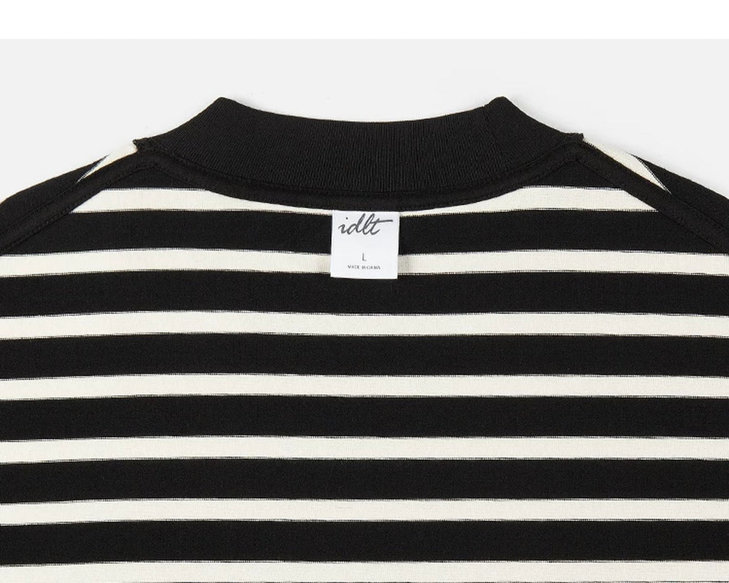 Drop-Shoulder Striped Tee - COPPING THREADS - IDLT