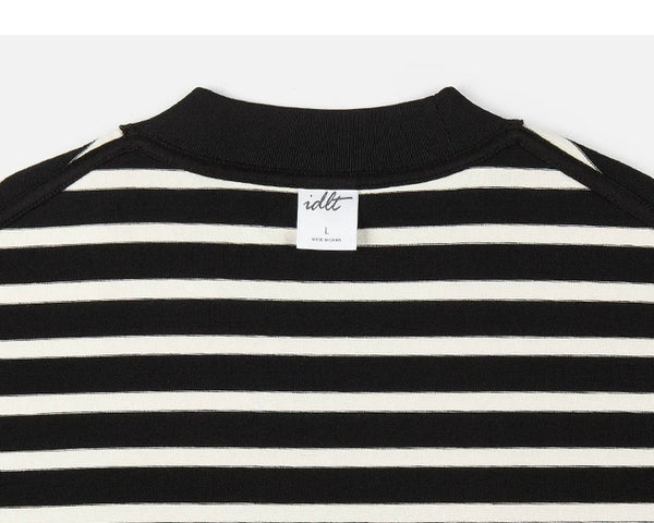 Drop-Shoulder Striped Tee - COPPING THREADS - IDLT