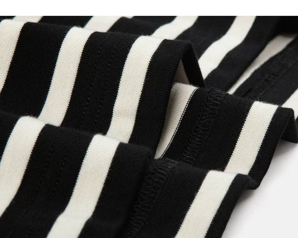 Drop-Shoulder Striped Tee - COPPING THREADS - IDLT