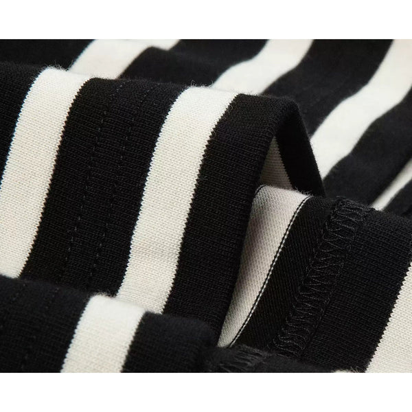 Drop-Shoulder Striped Tee - COPPING THREADS - IDLT
