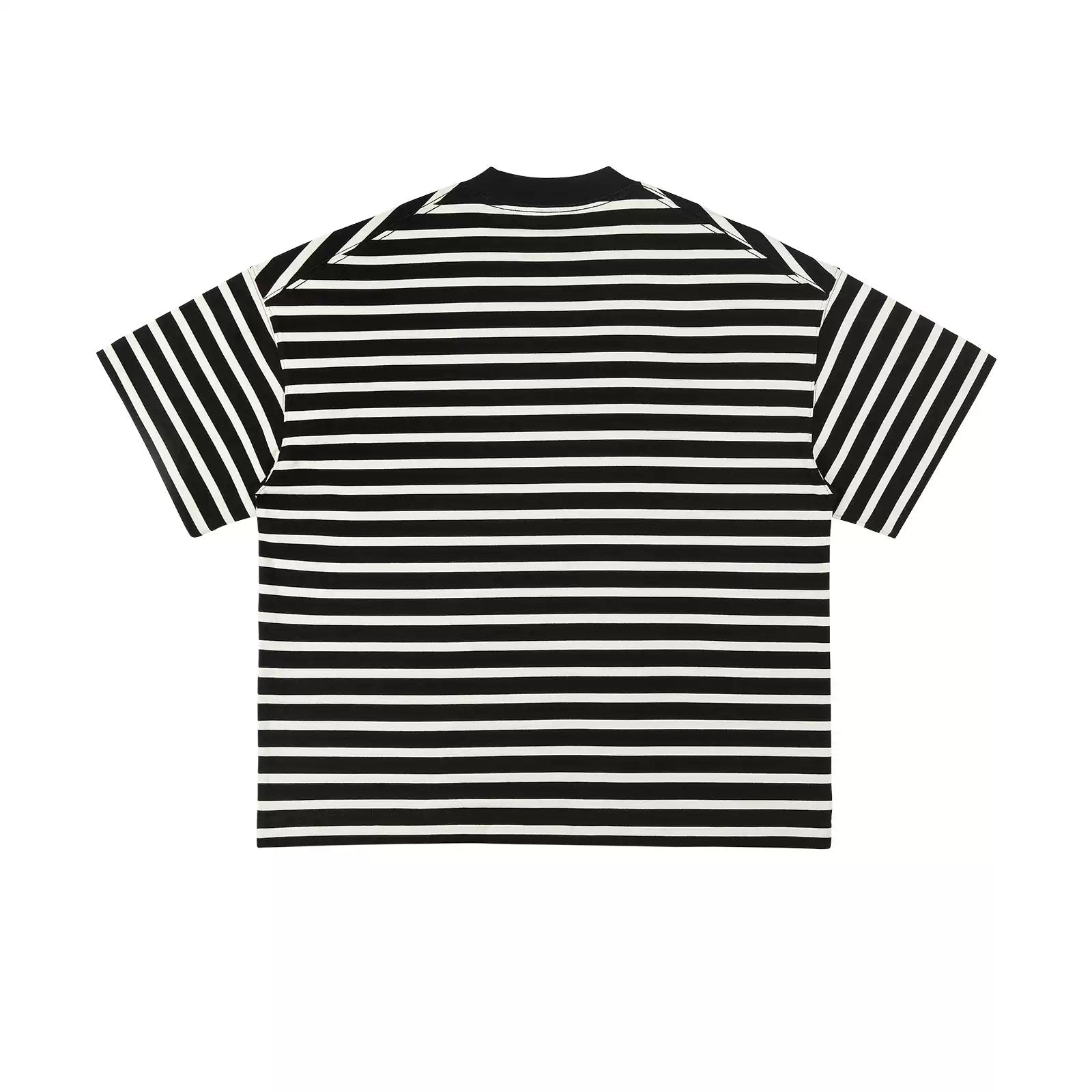 Drop-Shoulder Striped Tee Secondary image