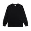 IDLT long sleeve pocket T-shirt, black front.