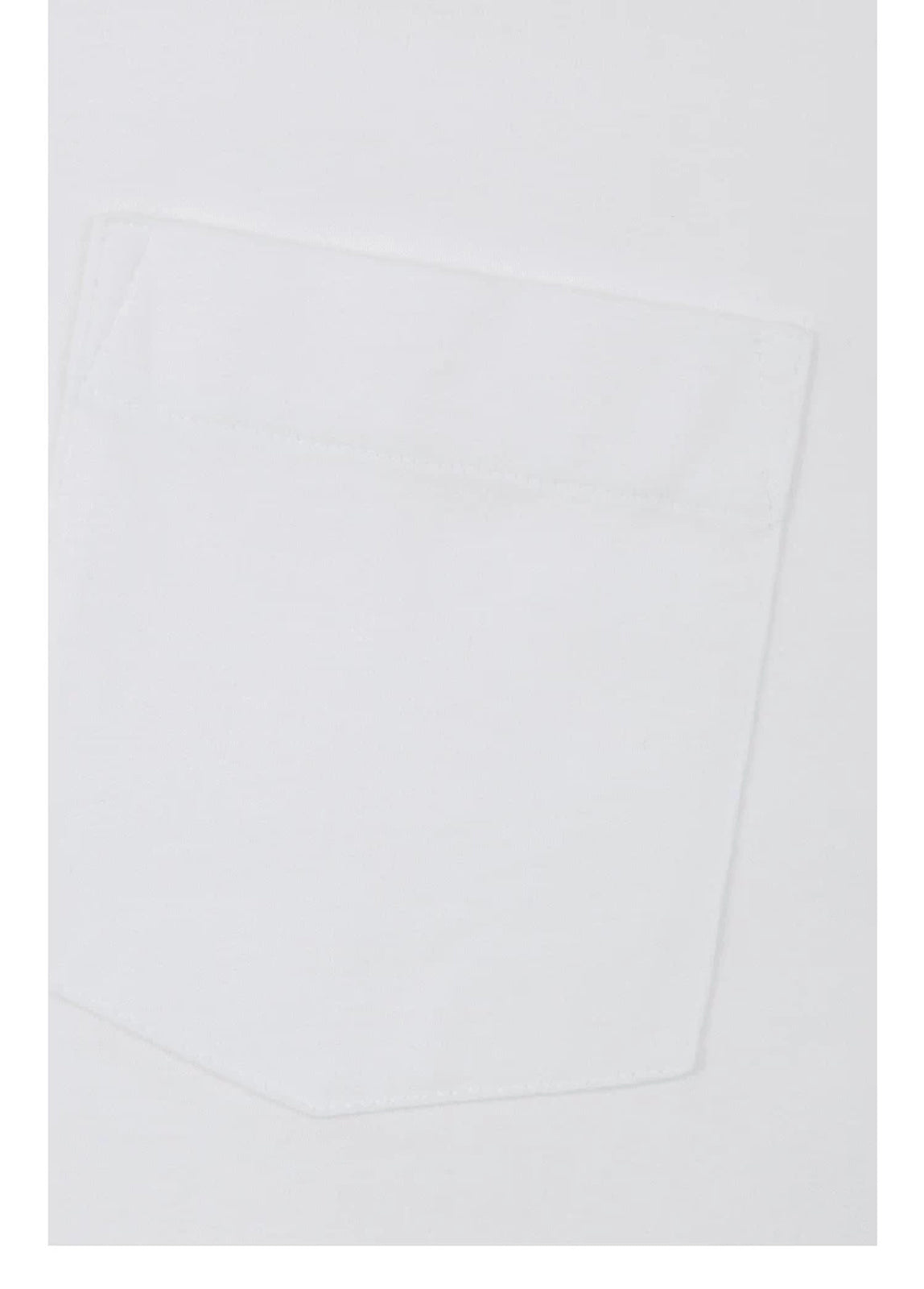 IDLT long sleeve pocket T-shirt, white chest pocket stitching.