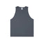 Lightweight Pique Tank, dark gray front view.