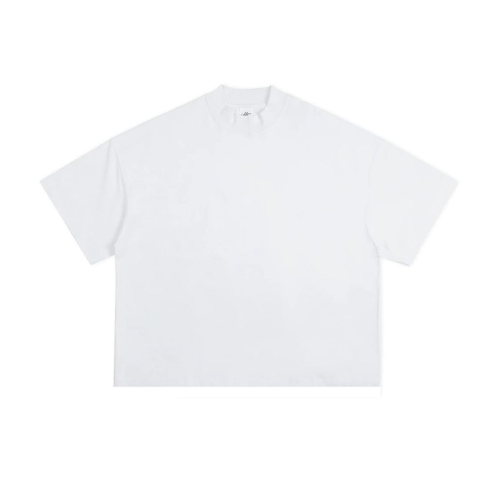 IDLT T-shirt, white front.
