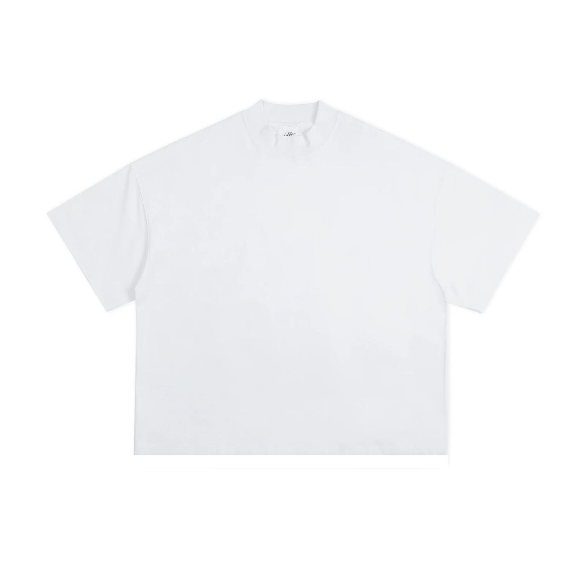IDLT T-shirt, white front.