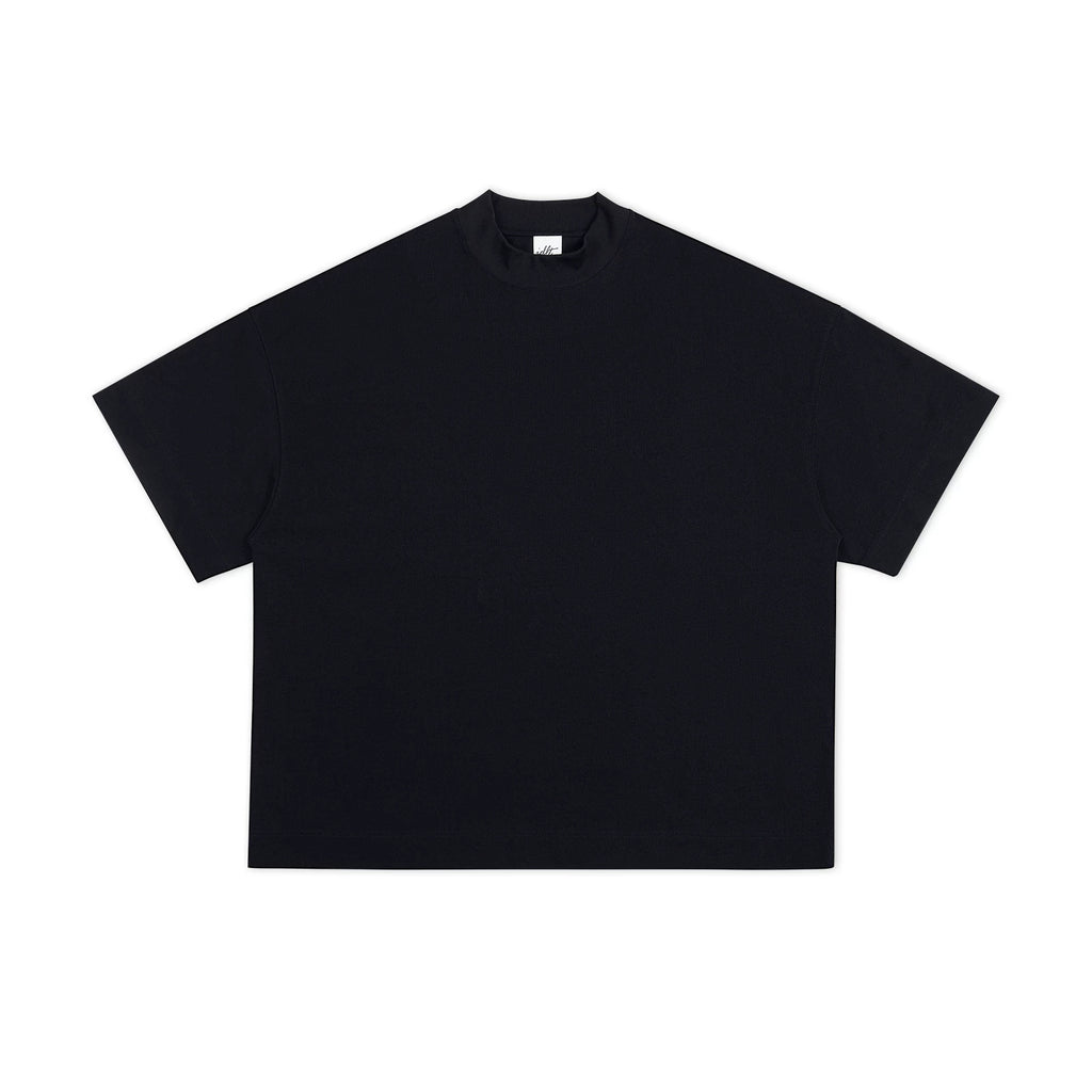 IDLT T-shirt, black front.