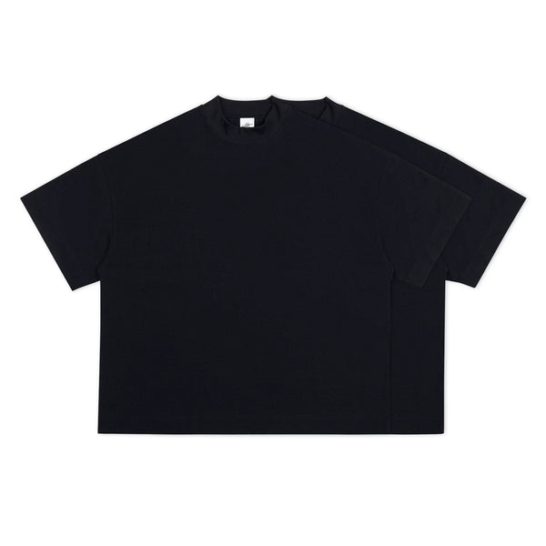 IDLT T-shirt, black layered pair.