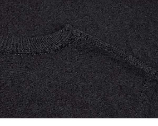 IDLT sleeveless T-shirt, black inner shoulder seam.
