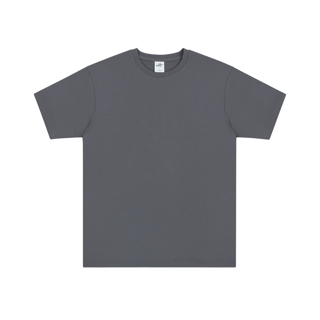Lightweight Classic-Fit Tee, iron gray front view.