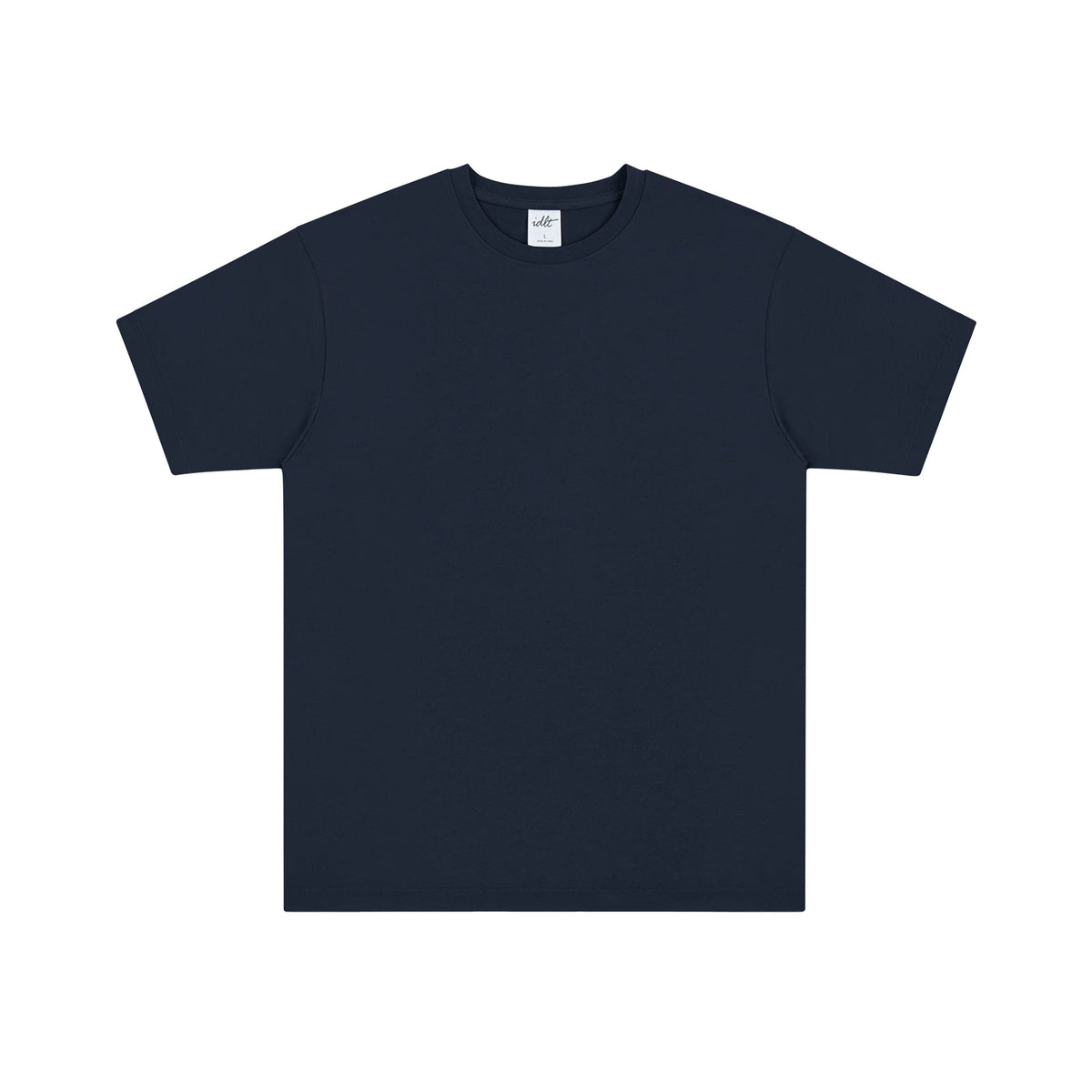 Lightweight Classic-Fit Tee, navy front view.