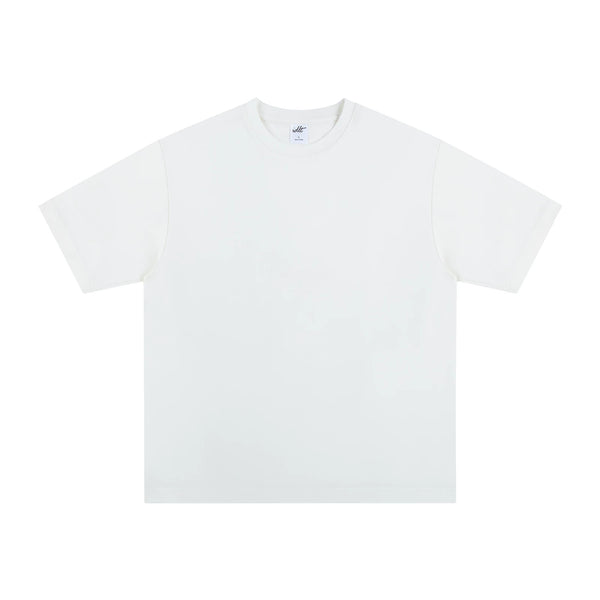 IDLT T-shirt, white front.