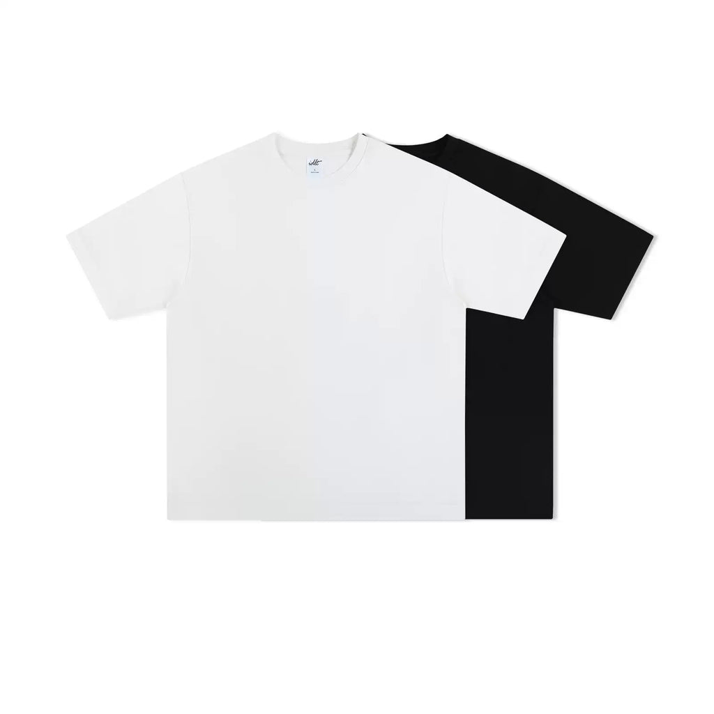 IDLT T-shirt, black and white color lineup.