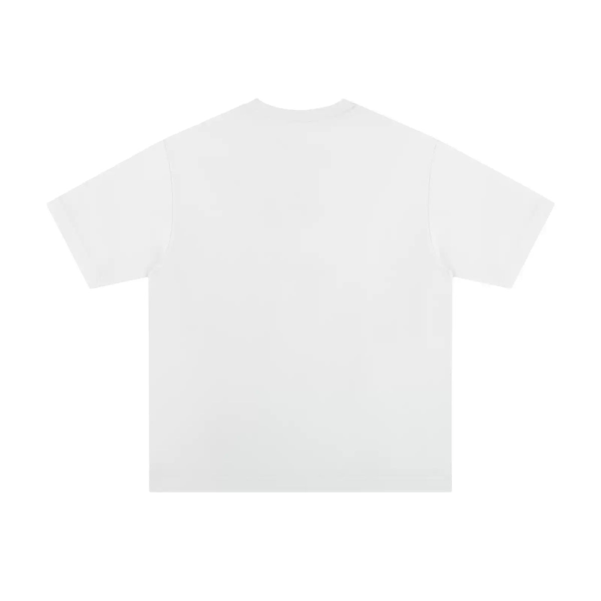 IDLT T-shirt, white back.